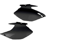 UFO BOCZKI TYLNE YAMAHA WRF 250 '07-'14, WRF 450 '07-'11 KOLOR CZARNY