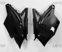 UFO BOCZKI TYLNE KAWASAKI KXF 450 '16-'17, KOLOR CZARNY