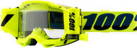 100 PROCENT ACCURI 2 FORECAST (ROLL OFF) GOGGLE YELLOW - CLEAR LENS - GOGLE ACCURI 2 FORECAST KOLOR ŻÓŁTY FLUO/CZARNY SZYBKA PRZEŹROCZYSTA