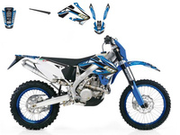 BLACKBIRD WYPRZEDAŻ KOMPLET NAKLEJEK (OKLEIN) TM 2T/4T '08-'14 KOLOR NIEBIESKI