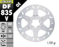 GALFER TARCZA HAMULCOWA PRZÓD HARLEY-DAVIDSON (300X56X5) (ROUND FIXED)
