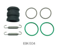 ACCEL ZESTAW USZCZELNIEŃ WYDECHU 2T (SPRĘŻYNY, ORINGI I TULEJA GUMOWA) KTM 200 '11-, 250/300 '09-, HUSQVARNA TC/TE 250 '14-, TC/TX 300 '14-,