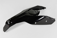 UFO BŁOTNIK TYŁ KTM SX '07-'10, EXC '08-'11 Z LAMPKĄ KOLOR CZARNY ( ENDURO Z LAMPKĄ LED )