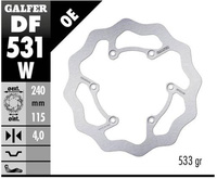 GALFER TARCZA HAMULCOWA TYŁ YAMAHA YZ 250 '22-, YZ 250F '21-, YZ 450F '20- WAVE (240X115X4MM)
