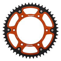 SUPERSPROX PROMOCJA ZĘBATKA TYLNA 899 53 STEALTH (STALOWO-ALUMINIOWA) KTM SX/EXC/EXCF/SXF, HUSQVARNA TE/TC/FE/TC '16- (JTR897.53) KOLOR POMARAŃCZOWY