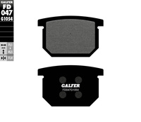 GALFER KLOCKI HAMULCOWE KH065 PÓŁMETALICZNE