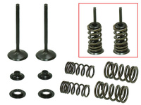 PSYCHIC 2024/03 ZAWORY WYDECHOWE (KOMPLET ZAWORÓW ZE SPRĘŻYNAMI I PODKŁADKAMI) HONDA CRF 450 X '05-'17 STALOWY (MX-09503E)