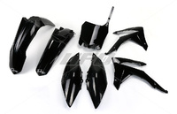 UFO KOMPLET PLASTIKÓW HONDA CRF 450R '13-'16, CRF 250R '14-'17 KOLOR CZARNY (HO116E001)