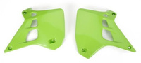UFO OSŁONY CHŁODNICY KAWASAKI KX 125 '90-'91 KOLOR ZIELONY