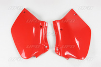 UFO BOCZKI TYLNE HONDA XR 250R / XR400R '96-'10 KOLOR CZERWONY