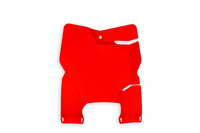 UFO TABLICA NA NUMER STARTOWY GAS GAS MC 65 '21 KOLOR CZERWONY (STADIUM Z OSŁONAMI AMORTYZATORÓW)