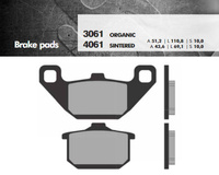 BRENTA KLOCKI HAMULCOWE KH85 SPIEK METALICZNY (ZŁOTE) (FT 4061)