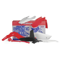 POLISPORT WYPRZEDAŻ KOMPLET PLASTIKÓW GAS GAS EC/EC-E 125 '12-'13; EC/EC-E 200 '12-'13; EC/EC-E 250 '12-'13; EC-EC-E 300 '12-'13; EC/EC-F '12-'13 KOLOR CZERWONO BIAŁO CZARNY