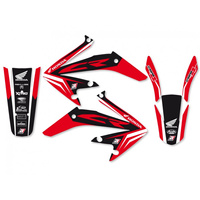 BLACKBIRD KOMPLET NAKLEJEK (OKLEIN) HONDA CRE/CRM 50 '07-'18 DREAM 4 KOLOR CZERWONY CZARNY