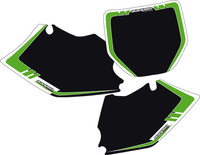 BLACKBIRD WYPRZEDAŻ TŁA POD NUMERY STARTOWE KAWASAKI KXF 250 '06-'08 KOLOR CZARNY