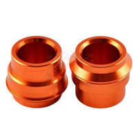 ACCEL TULEJKI DYSTANSOWE KOŁA PRZÓD KTM SX/SXF 125-530 '15-'23, EXC/EXCF 125-530 '16-'23, HUSQVARNA TC/FC 125-400 '15-'23, TE/FE 125-501 '16-'23, TX/FX 125-450 '17-'23 KOLOR POMARAŃCZOWY (OŚ 22MM)