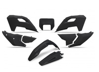 UFO KOMPLET PLASTIKÓW HUSQVARNA TE 150 / 250 / 300 '24, FE 250 / 350 / 450 / 501 '24, KOLOR CZARNY