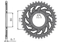 SUNSTAR ZĘBATKA TYLNA 488 45 KAWASAKI ZX9R (94-97), ZZR1200 (02-05) (JTR488.45) (ŁAŃC. 530) (48845JT)
