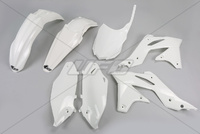 UFO KOMPLET PLASTIKÓW KAWASAKI KXF 250 '14-'15 KOLOR BIAŁY (KA221E047) - WYCOFANE Z OFERTY - WYPRZEDAŻ