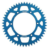 SUPERSPROX ZĘBATKA TYLNA ALUMINIOWA 7075-T6 (ERGAL) 270 49 YAMAHA YZ/YZF '99-'18 (JTR251.49) (JTR245/2.49) KOLOR NIEBIESKI