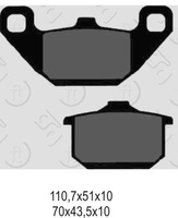 GALFER KLOCKI HAMULCOWE KH085 SPIEK METALICZNY (ZŁOTE) WYPRZEDAŻ