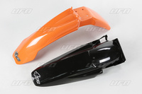 UFO KOMPLET BŁOTNIKÓW KTM SX/EXC '01-'02 (KT03062127, KT03042001)