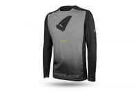 UFO KOSZULKA ROWEROWA MTB / E-BIKE TERRAIN LV1 JERSEY MADE IN ITALY (DŁUGI RĘKAW) KOLOR SZARY/CZARNY ROZMIAR XL - KOLEKCJA 2024