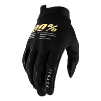 100 PROCENT RĘKAWICE CROSS/ENDURO MODEL ITRACK BLACK KOLOR CZARNY ROZMIAR 2XL