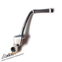 ACCEL DŹWIGNIA STARTERA (KOPKA) ALUMINIOWA KAWASAKI KX 65 '00-'24, KOLOR SREBRNY