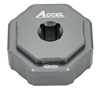 ACCEL KLUCZ DO SERWISU ZAWIESZEŃ PRZEDNICH DWUKOMOROWYCH KAYABA (KYB) ZESTAW DO ROZKRĘCANIA WKŁADU I GŁÓWNEJ NAKRĘTKI 49MM (KAYABA,KYB) (FCT02)(HONDA,KAWASAKI,YAMAHA) (FCT-02)