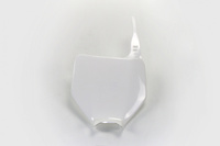 UFO TABLICA NA NUMER STARTOWY KAWASAKI KX 125/250 '03-'08, KXF 250 '04-'08, KXF 450 '06-'08 KOLOR BIAŁY - ZASTĘPUJE KA03763041