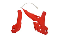 UFO OSŁONY RAMY GAS GAS MC 125 / 250 '24, MC-F / EC / EX / EC-F / EX-F 250 / 300 / 350 / 450 / 500 '24, KOLOR CZERWONY