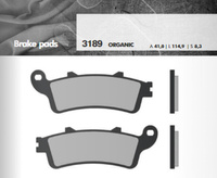 BRENTA KLOCKI HAMULCOWE KH261 / KH281 SPIEK METALICZNY (ZŁOTE) (GRUBOŚĆ 8,3MM) (FT 4189)
