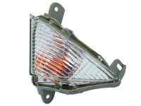 NACHMAN KIERUNKOWSKAZ KAWASAKI ZX6R/ER6F,N/ZX10R/Z1000/GTR LEWY PRZÓD, BIAŁE SZKŁO (MC-01919L) (9857N)