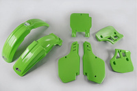 UFO KOMPLET PLASTIKÓW KAWASAKI KX 250 '89, KX 500 '89-'92 KOLOR ZIELONY (KA189E026)