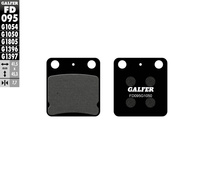 GALFER KLOCKI HAMULCOWE KH054 PÓŁMETALICZNE