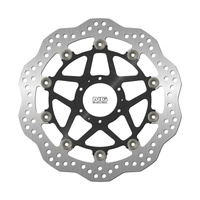 NG TARCZA HAMULCOWA PRZÓD HONDA CB 400 '89-'91, CB 400 FOUR '97-'00, CB 600 HORNET 98-'99, CB 400 SUPER BOLDOR '05-'14, CB 400 SUPER FOUR '02-'13 (296X62X5MM) (6X6,25MM) WAVE PŁYWAJĄCA (ŚRODEK ALUMINIOWY)