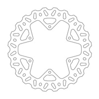 MOTO-MASTER TARCZA HAMULCOWA TYŁ NITRO YAMAHA YZ/YZF 245MM