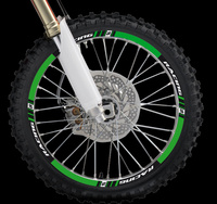 BLACKBIRD KOMPLET NAKLEJEK (OKLEIN) NA FELGI (RACING) KOLOR ZIELONY