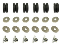 PSYCHIC MOCOWANIA CHŁODNICY HONDA / KAWASAKI / SUZUKI / YAMAHA ( 6 KOMPLETÓW PODKŁADEK, TULEJEK I GUM )