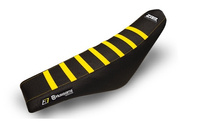 BLACKBIRD WYPRZEDAŻ POKROWIEC / POSZYCIE NA SIEDZENIE HUSQVARNA FC/TC '16-'18, TE/FE '17-'19 ZEBRA KOLOR CZARNY ŻÓŁTY