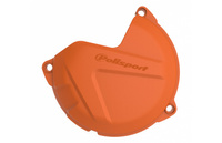 POLISPORT OSŁONA POKRYWY (DEKLA) SPRZĘGŁA KTM EXC/XCW/SX/XC 250/300 13-16, FREERIDE 250R 14-19, HUSQVARNA TC/TE 250/300 14-16 POMARAŃCZOWY
