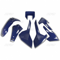 UFO KOMPLET PLASTIKÓW HUSQVARNA TX/TE/FE '17-'19 Z OSŁONĄ LAMPY KOLOR GRANATOWY (HU621E087)