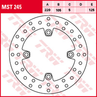 TRW ZF TARCZA HAMULCOWA PRZÓD/TYŁ HONDA CBR 125 04-17, CRF 250 13-, CB 600 HORNET 98-06, CBR 600 F / RR 91-16, XR 650 L 93-97, CBR 900 RR 92-03, CBR 1000 RR 04-16, VTR 1000 / SP1 / SP2 00-06