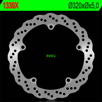 NG TARCZA HAMULCOWA PRZÓD HONDA CB 650F '14-'15, CTX 700 '13-'17 (320X5) (5X10MM) WAVE