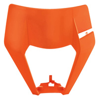 POLISPORT OSŁONA LAMPY PRZÓD KTM EXC/EXC-F/XC-W/XC-FW '20-'23 KOLOR POMARAŃCZOWY