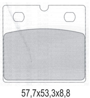 GALFER KLOCKI HAMULCOWE KH171 PÓŁMETALICZNE (OFERTA SPECJALNA) WYPRZEDAŻ