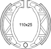 BRENTA SZCZĘKI HAMULCOWE SH503 YAMAHA CYGNUS 125 '95-'02, NEOS 50 '97-'09, SR 125 '82-'02, TT 225 '86-'04, YFA 125 '91-'93, YFM 200 '86-'89, YFM 225/350 '86-'88, YFS 200 '88-'02 (FT 01205)