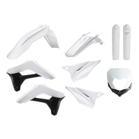POLISPORT KOMPLET PLASTIKÓW (FULL KIT) SHERCO SE-R/SEF-R '17-'23 W ZESTAWIE OSŁONA LAMPY (8679800001) I OSŁONY AMORTYZATORÓW (8398600002) KOLOR BIAŁY