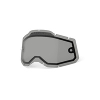 100 PROCENT RC2/AC2/ST2 REPLACEMENT LENS - VENTED DUAL PANE SMOKE, SZYBA/SZYBKA/SZYBKA DO GOGLI RACECRAFT 2/ACCURI 2/STRATA 2 PODWÓJNA WENTYLOWANA KOLOR PRZYCIEMNIANY STARY KOD: 51008-602-01